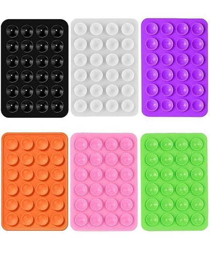 Sticky grippy phone stands