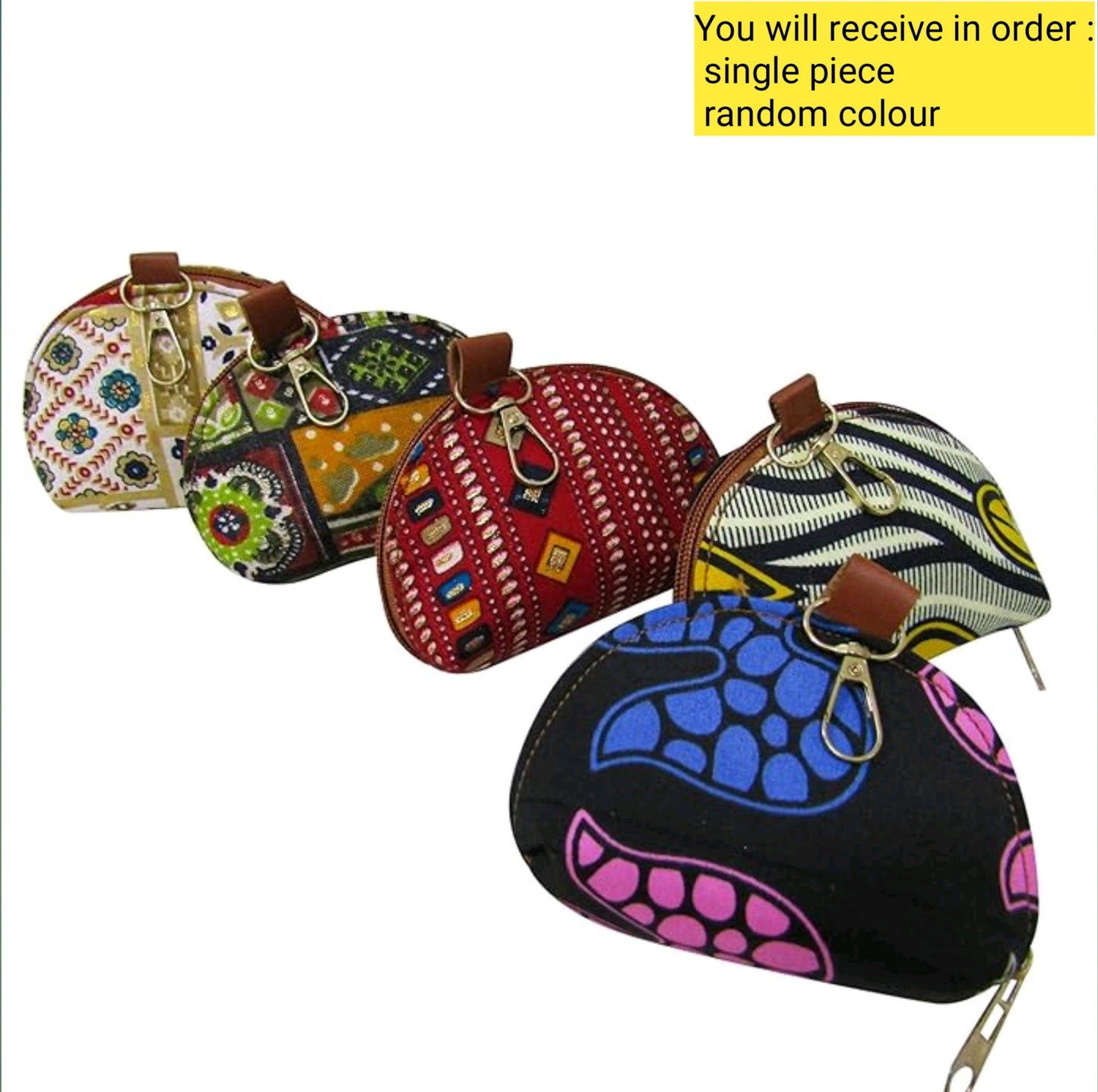 Smooth zipper coin pouch