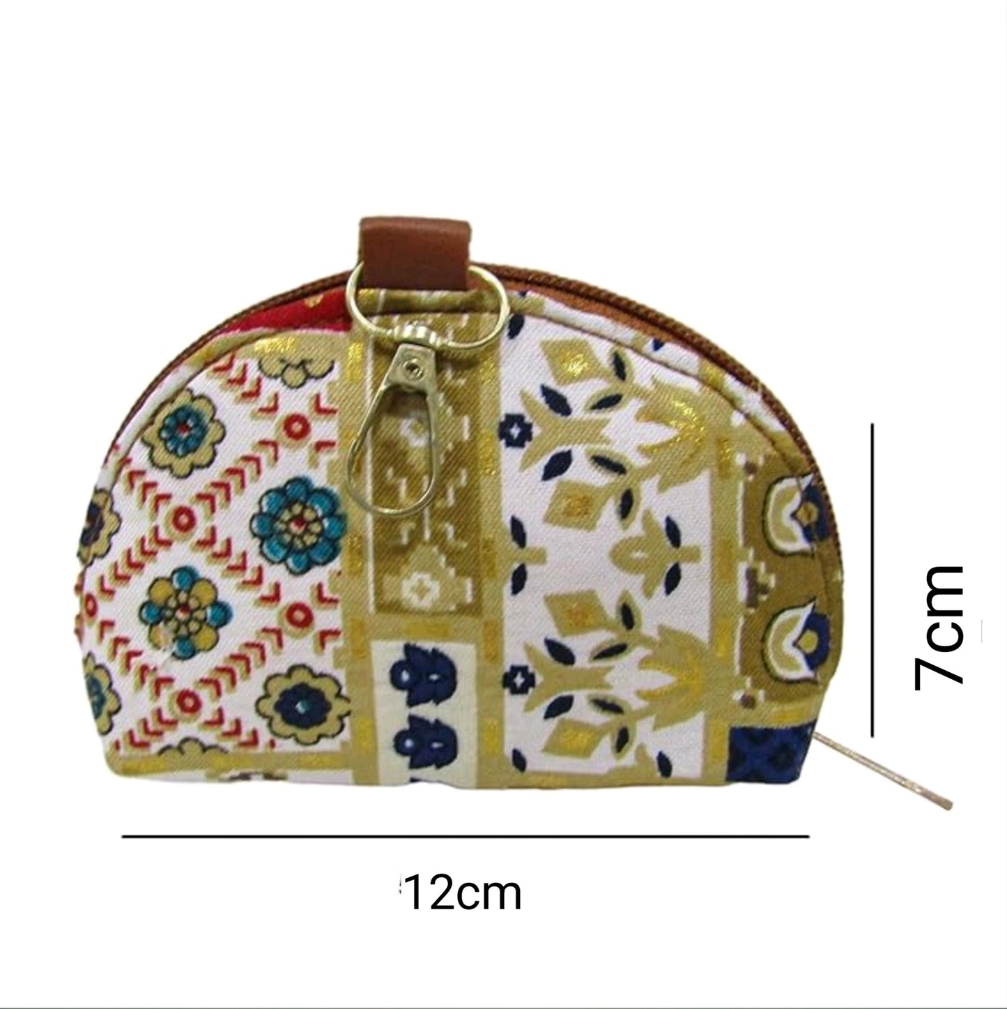 Smooth zipper coin pouch