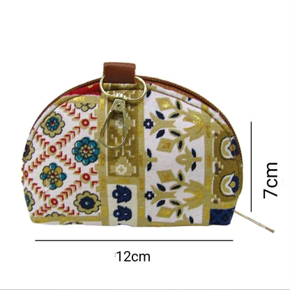 Smooth zipper coin pouch
