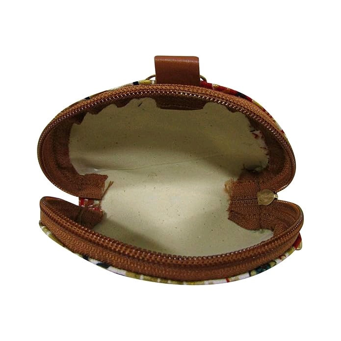 Smooth zipper coin pouch