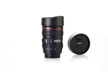 camera lens coffee mug