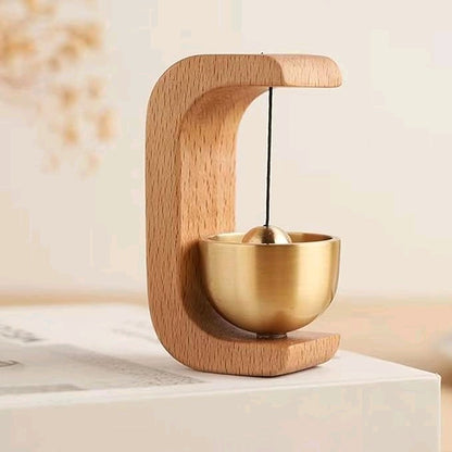 Brass bell with magnet