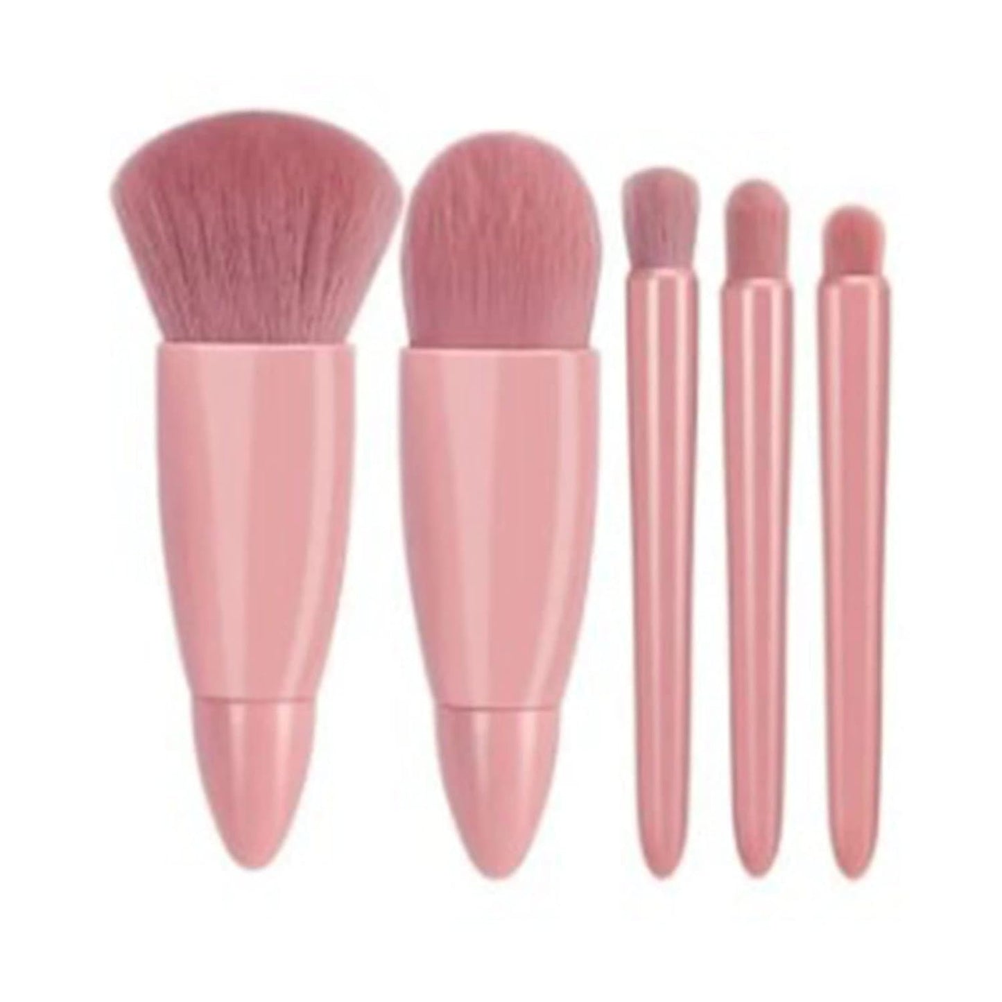 Cosmetic mirror with brushes