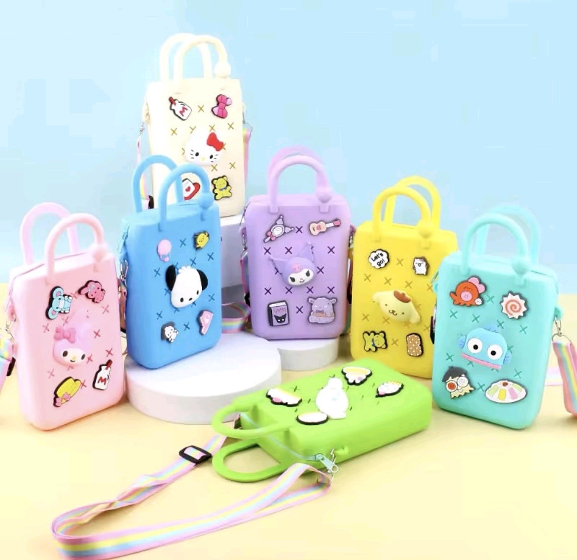 Kuromi Silicone Sling Bag