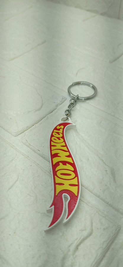 Hot wheel keychain