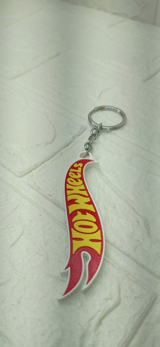 Hot wheel keychain