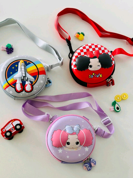 Round shape sling bag