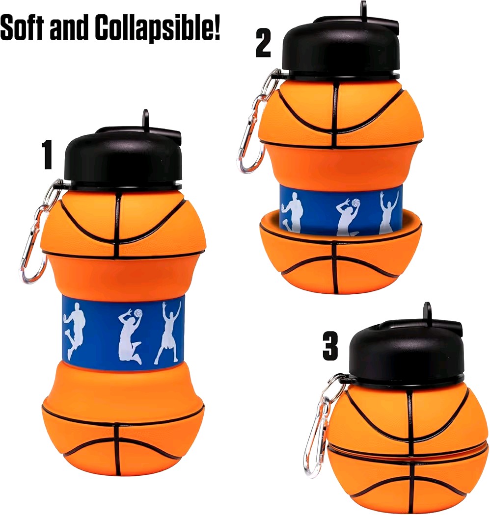 Basketball shape bottle