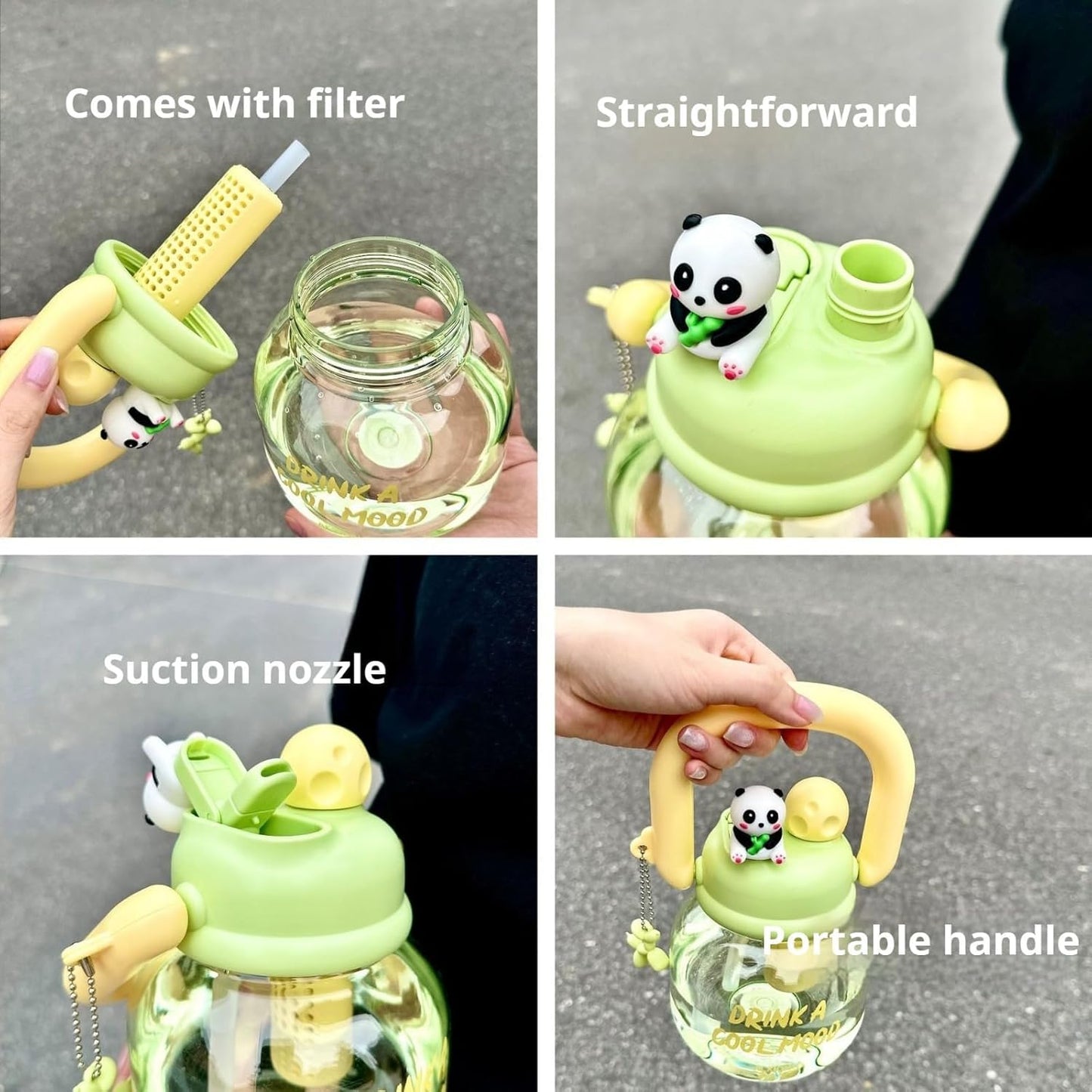 Panda water bottle