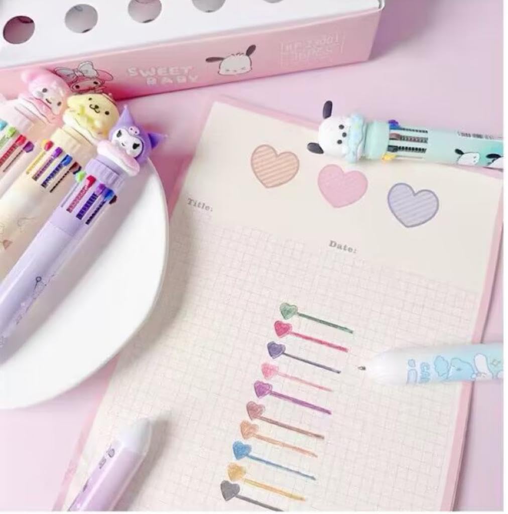 10-in-1 Multi-color Ballpoint Pen