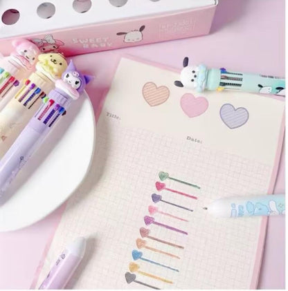 10-in-1 Multi-color Ballpoint Pen