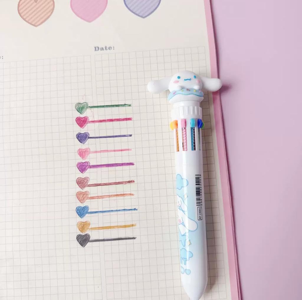 10-in-1 Multi-color Ballpoint Pen
