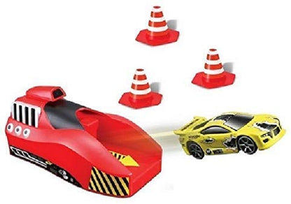 Mini speed launcher toy with car