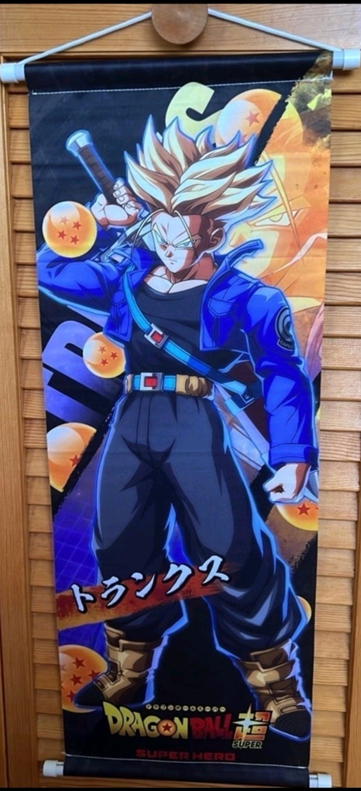Anime character wall scroll pictured