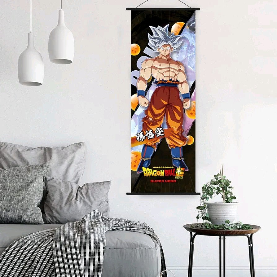 Anime character wall scroll pictured