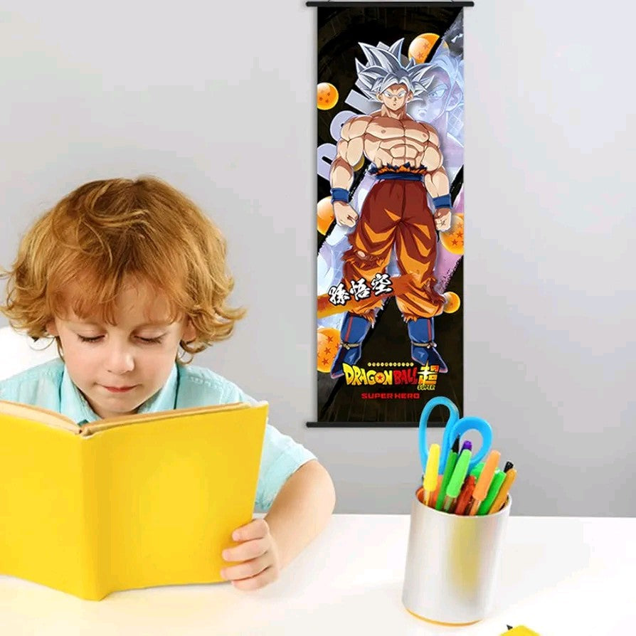 Anime character wall scroll pictured