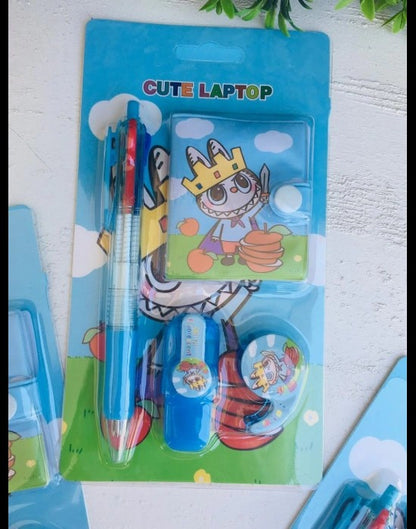 Cute Laptop stationery set