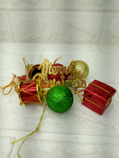 Mini christmas tree ornament set 5