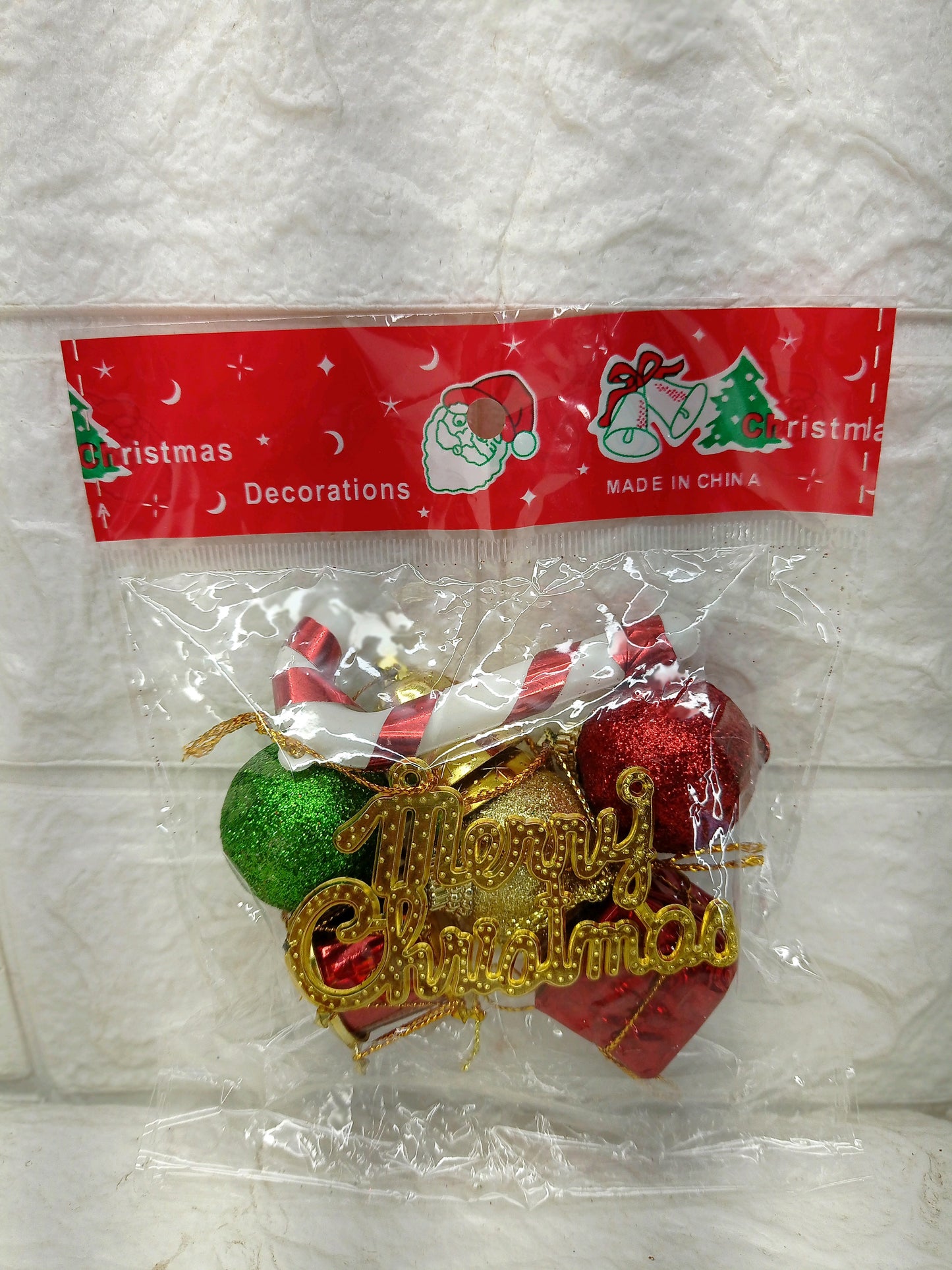 Mini christmas tree ornament set 5
