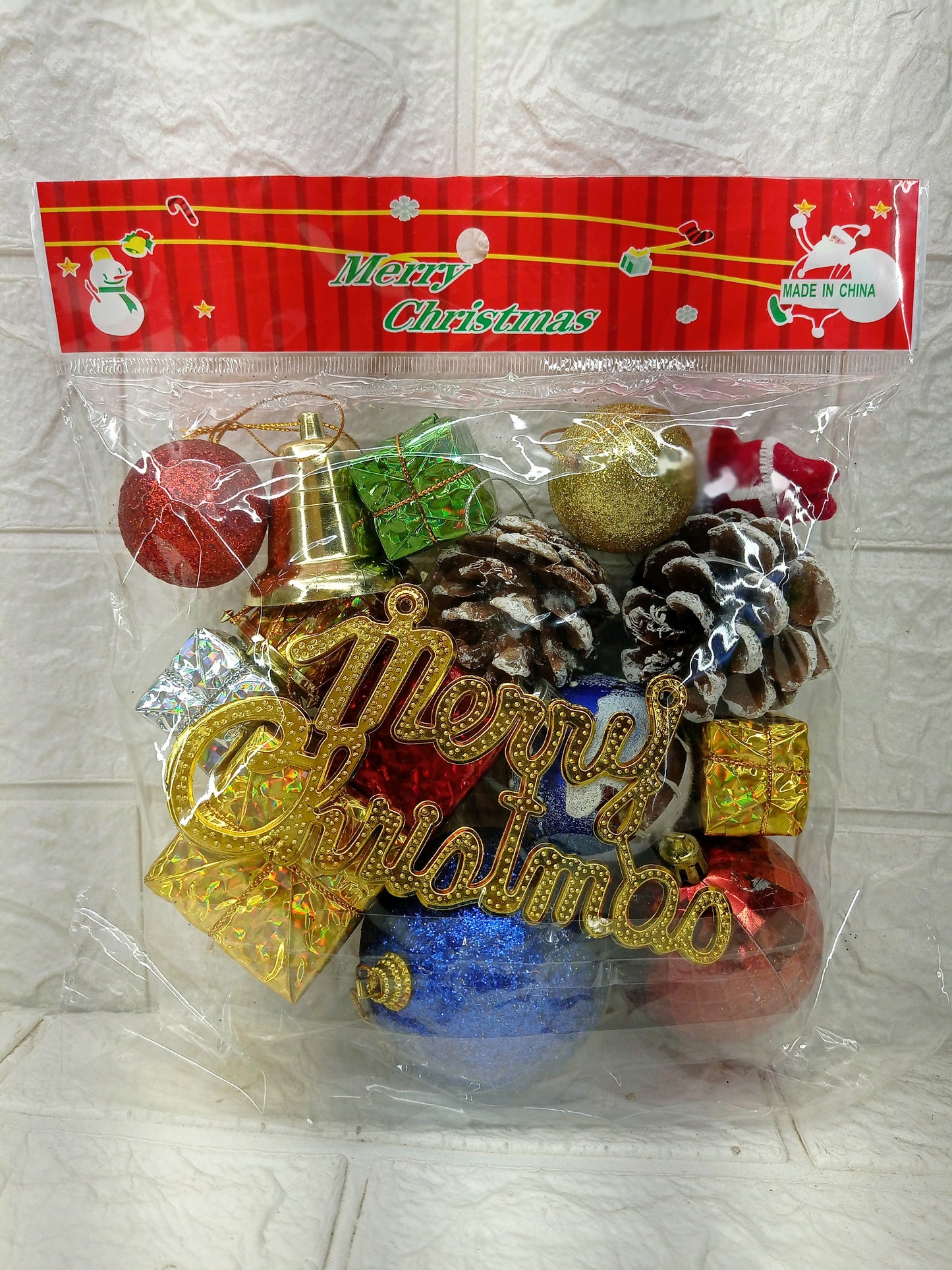 Large Christmas tree ornaments