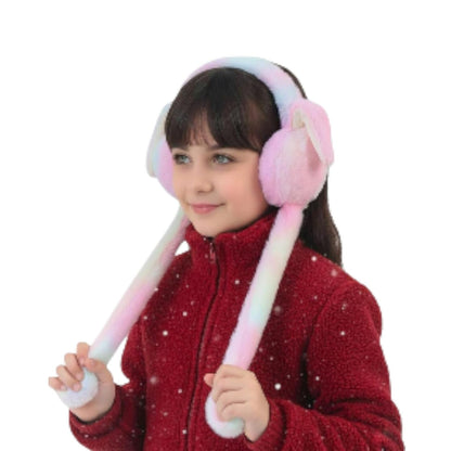 Ear muffs rainbow coloured