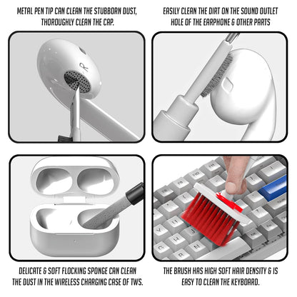 multifunctional keyboard cleaning brush.