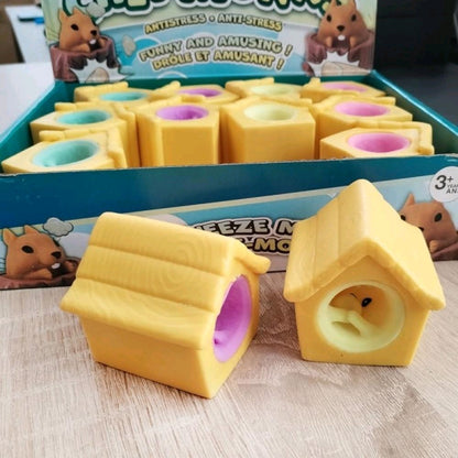 Mouse in Cheese squeeze toy