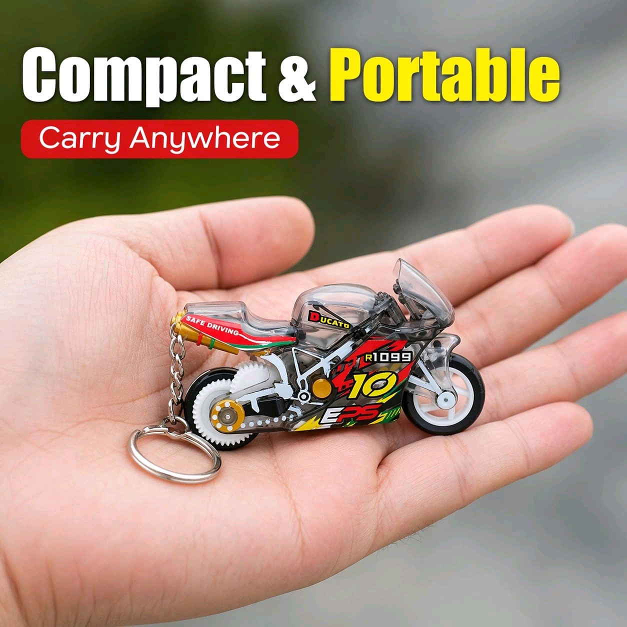 Mini Sparking Bike Keychain