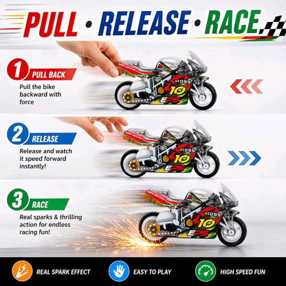 Mini Sparking Bike Keychain