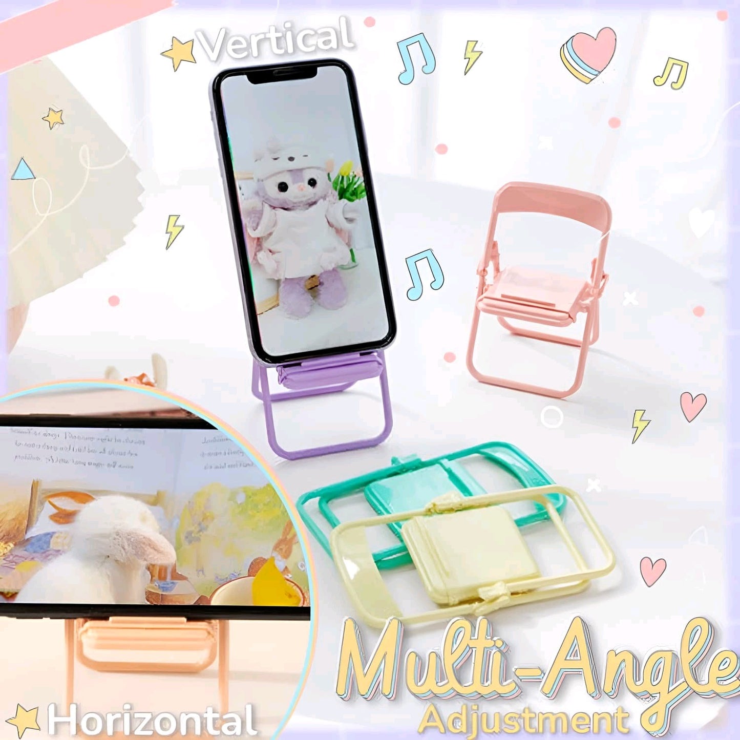 Cute Chair Mobile Stand