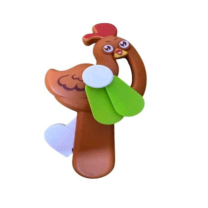 Cute Rooster Handheld Mini Fan