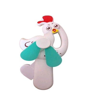 Cute Rooster Handheld Mini Fan