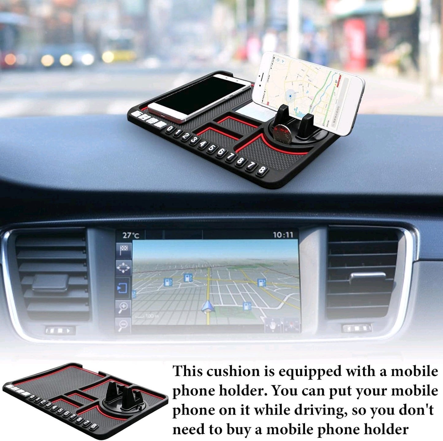 Car Dashboard Phone Mat