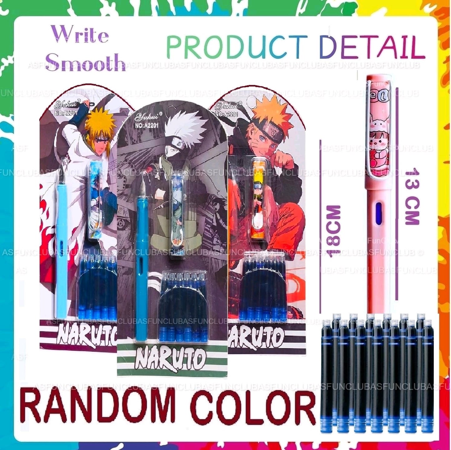 Naruto themed pen