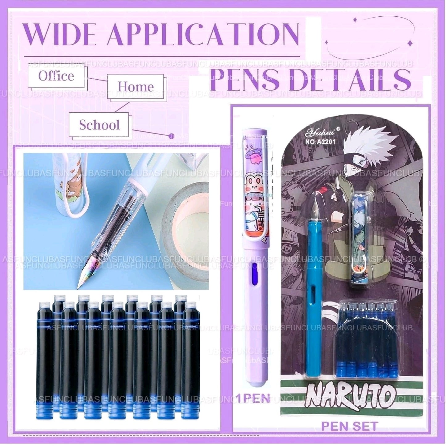 Naruto themed pen