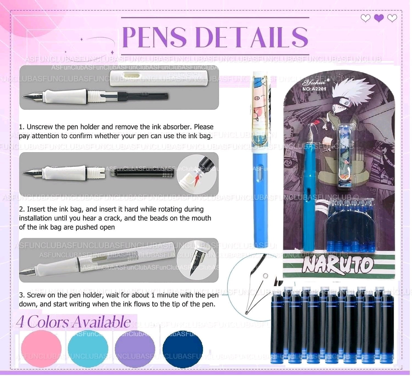 Naruto themed pen