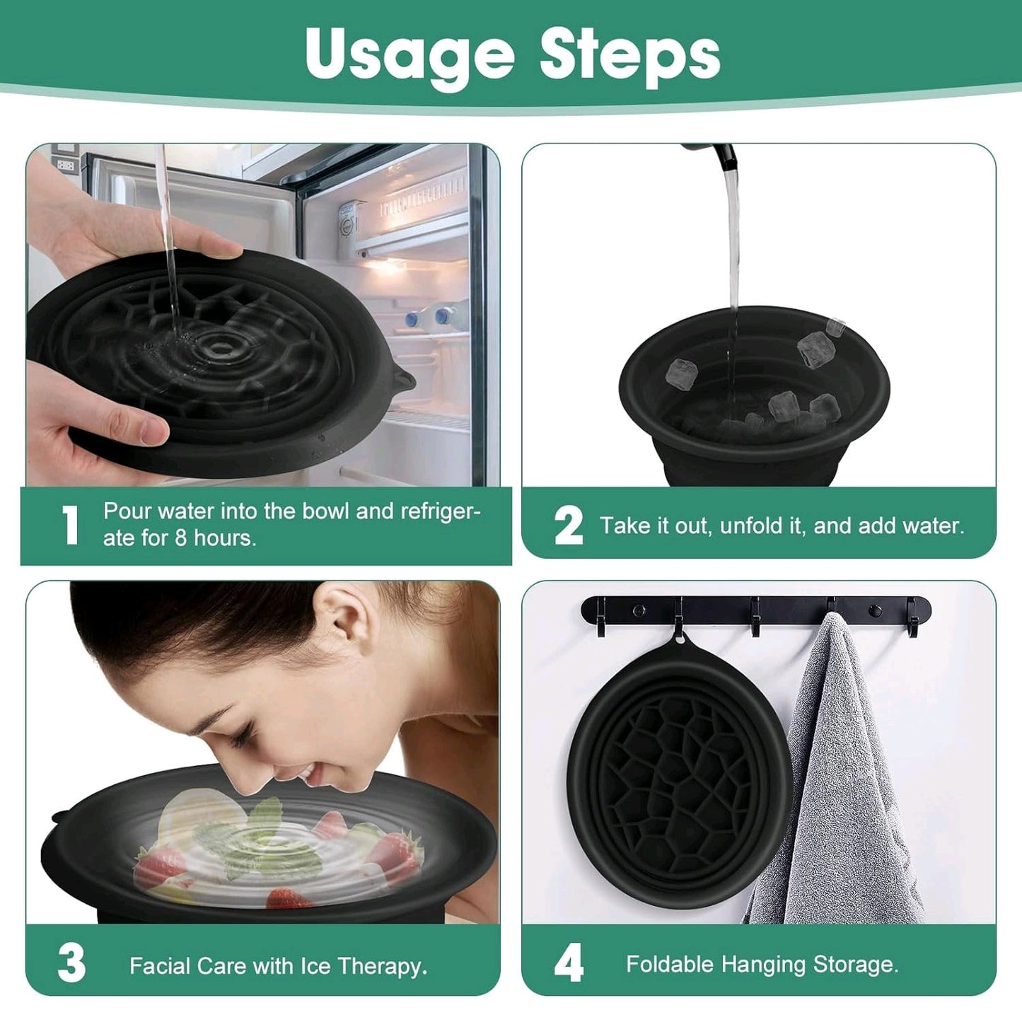 Portable Face Wash Bowl