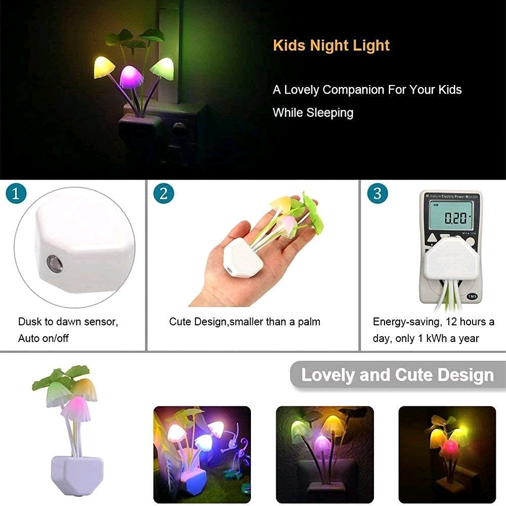 Mushroom LED Night Lamp
