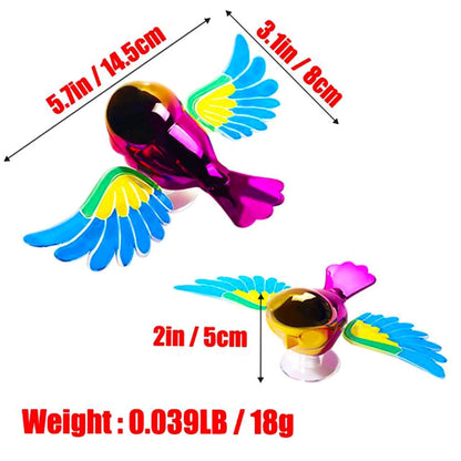 flapping bird suction toy