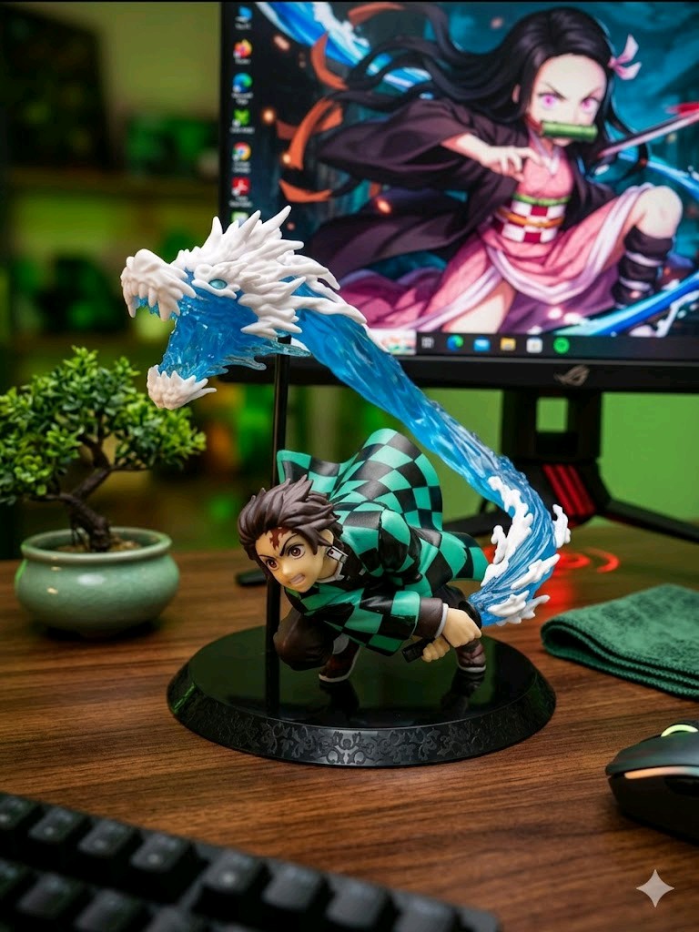 Tanjiro Water Dragon Figure