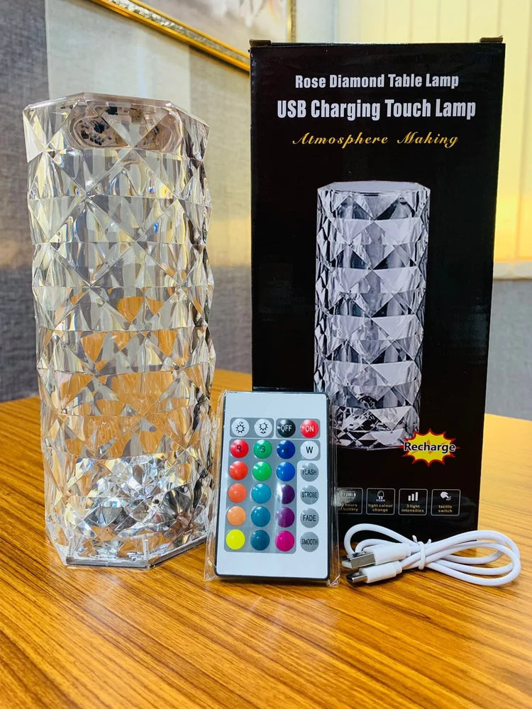 Crystal Diamond table lamp