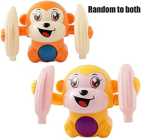 Monkey rolling banana toy