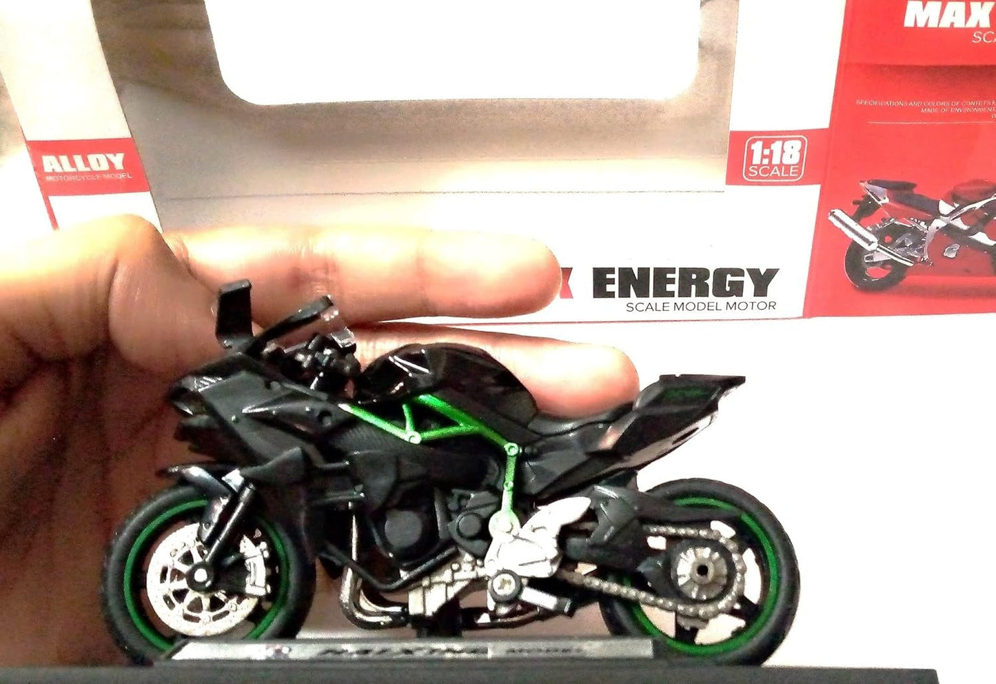 Green Kawasaki Ninja Bike